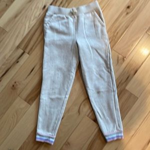 Janie and Jack sweats. Tan oatmeal color with cute striped detail